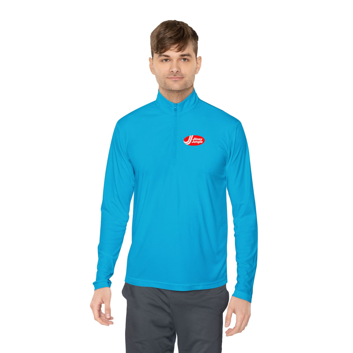 Jitney Jungle Unisex Quarter Zip Pullover