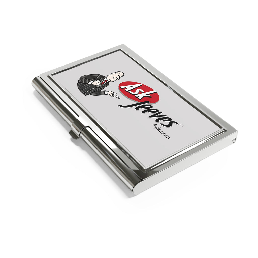 Ask Jeeves Metal Business Card Holder