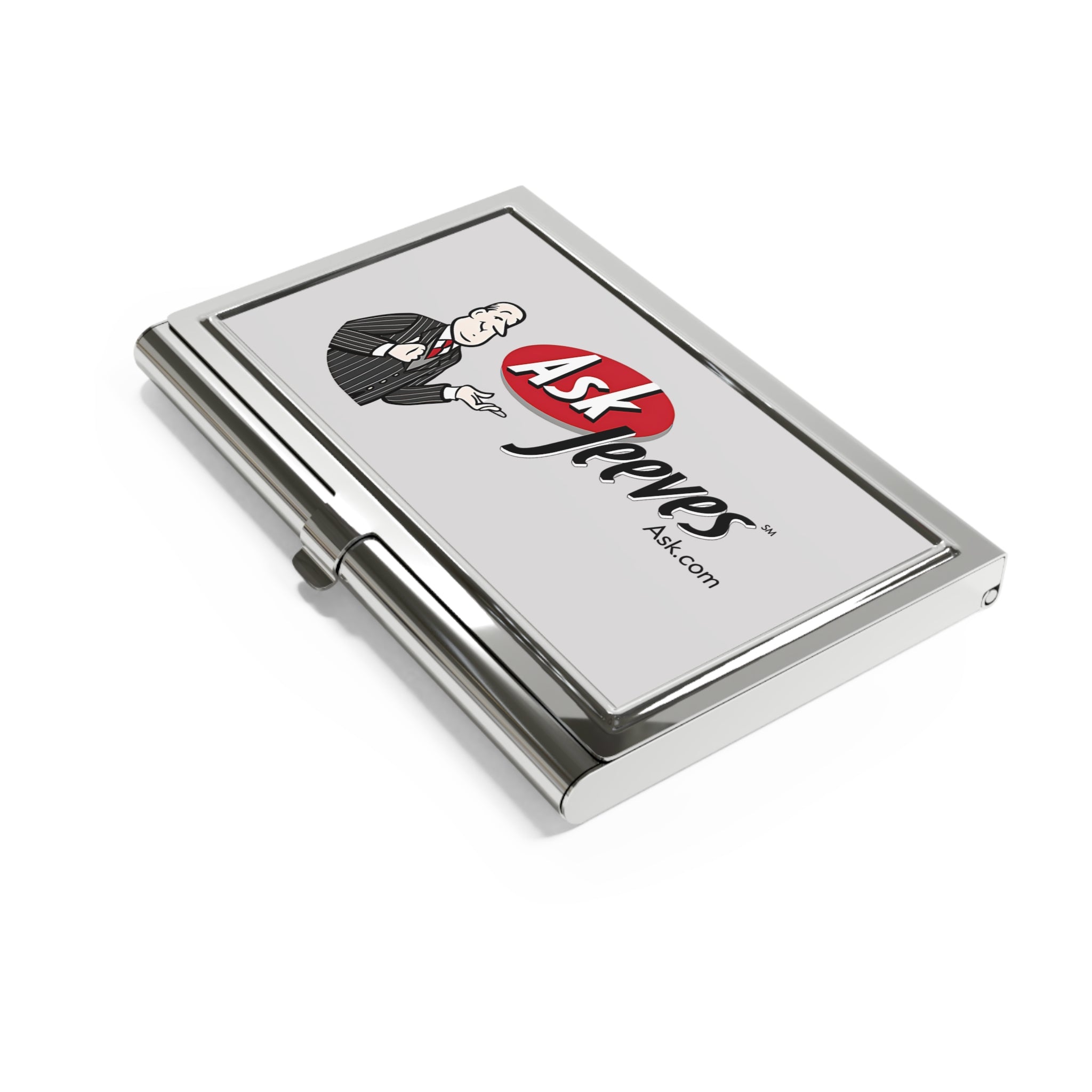 Ask Jeeves Metal Business Card Holder