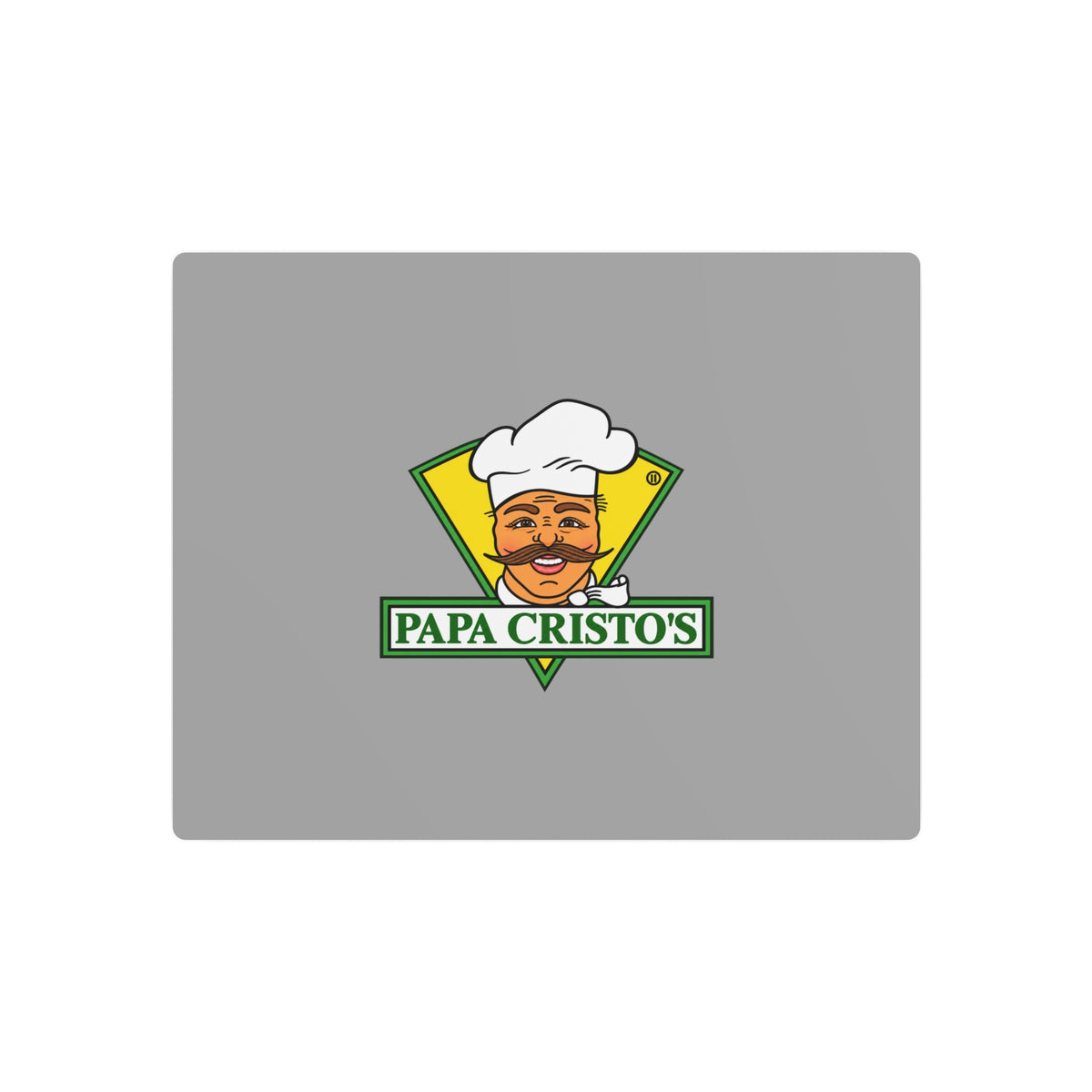 Papa Cristo's Metal Sign