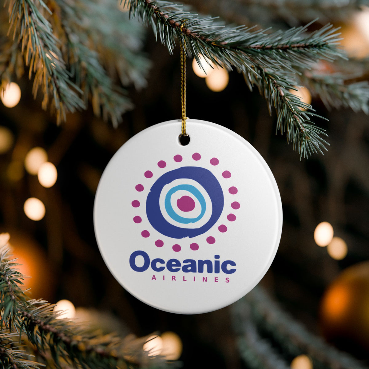 Oceanic Airlines Ceramic Ornament