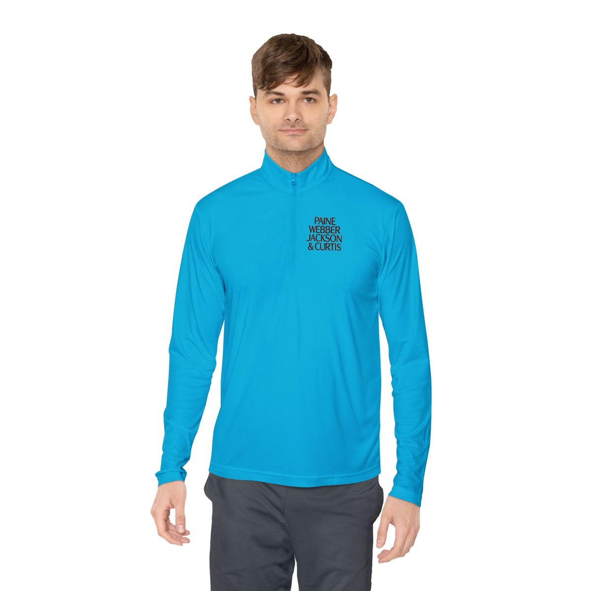 Paine Webber Jackson & Curtis Unisex Quarter Zip Pullover