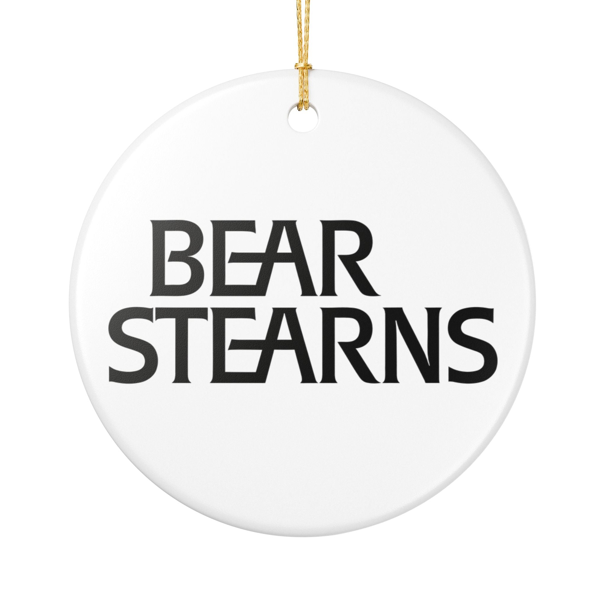 Bear Stearns Ceramic Ornament