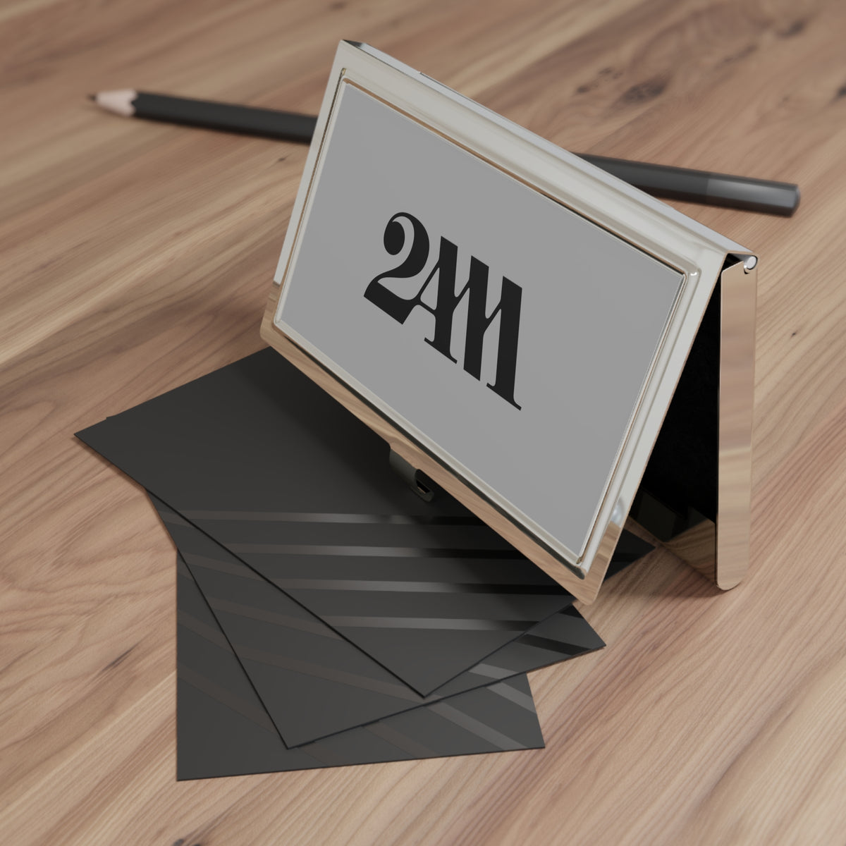 2AM Metal Business Card Holder