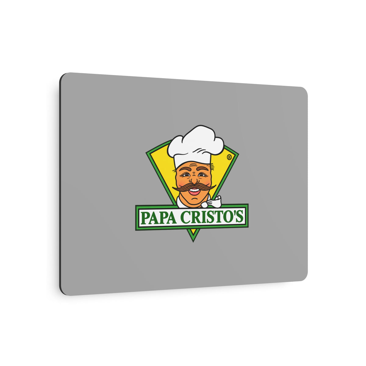Papa Cristo's Metal Sign