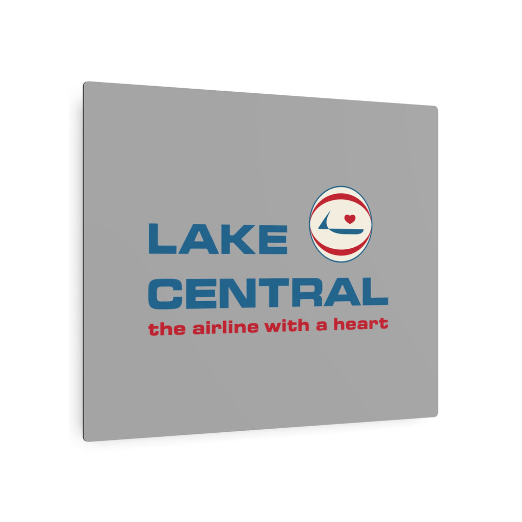 Lake Central Airlines Metal Sign
