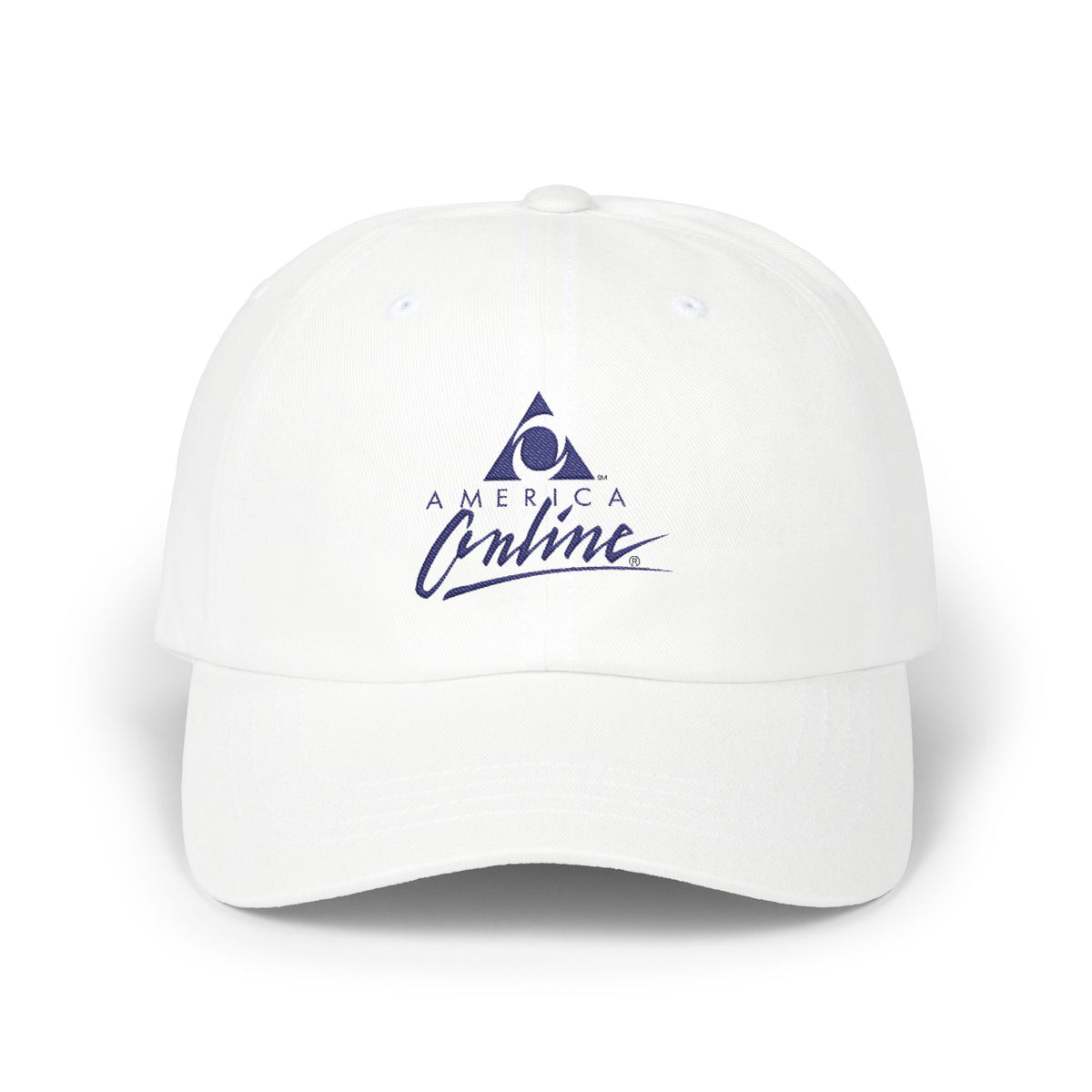 America Online (AOL) Embroidered Dad Cap Hat