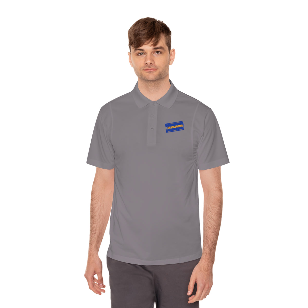Blockbuster Video Men's Sport Polo Shirt
