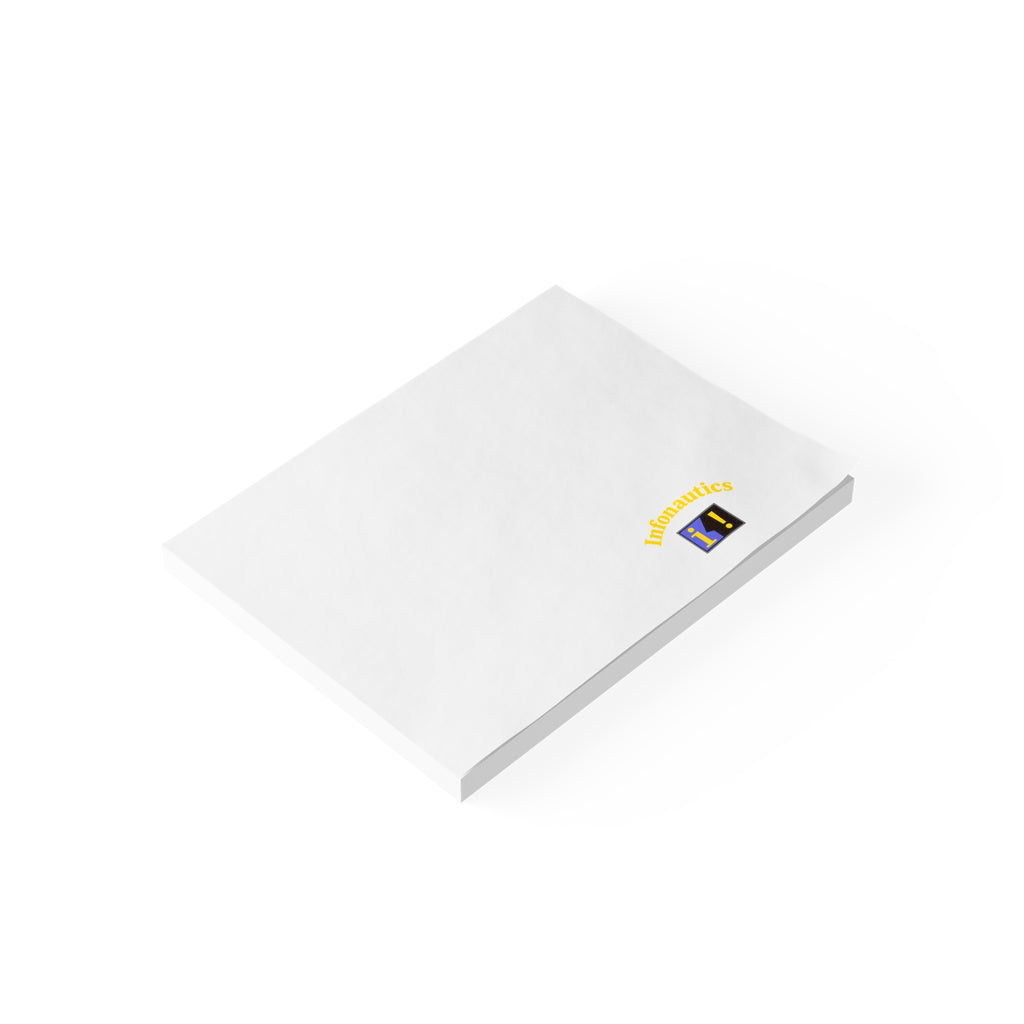 Infonautics Sticky Post-it Note Pad