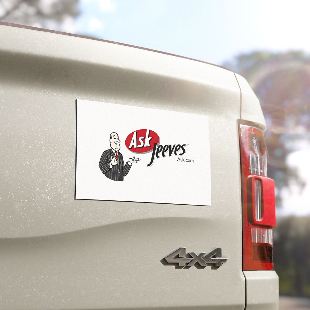 Ask Jeeves Car Magnet