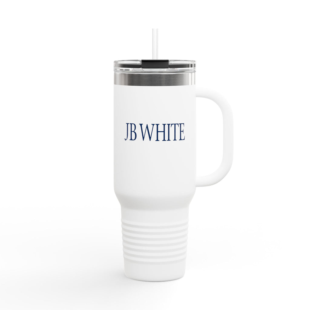 J. B. White 40oz Insulated Travel Mug Stainless Tumbler