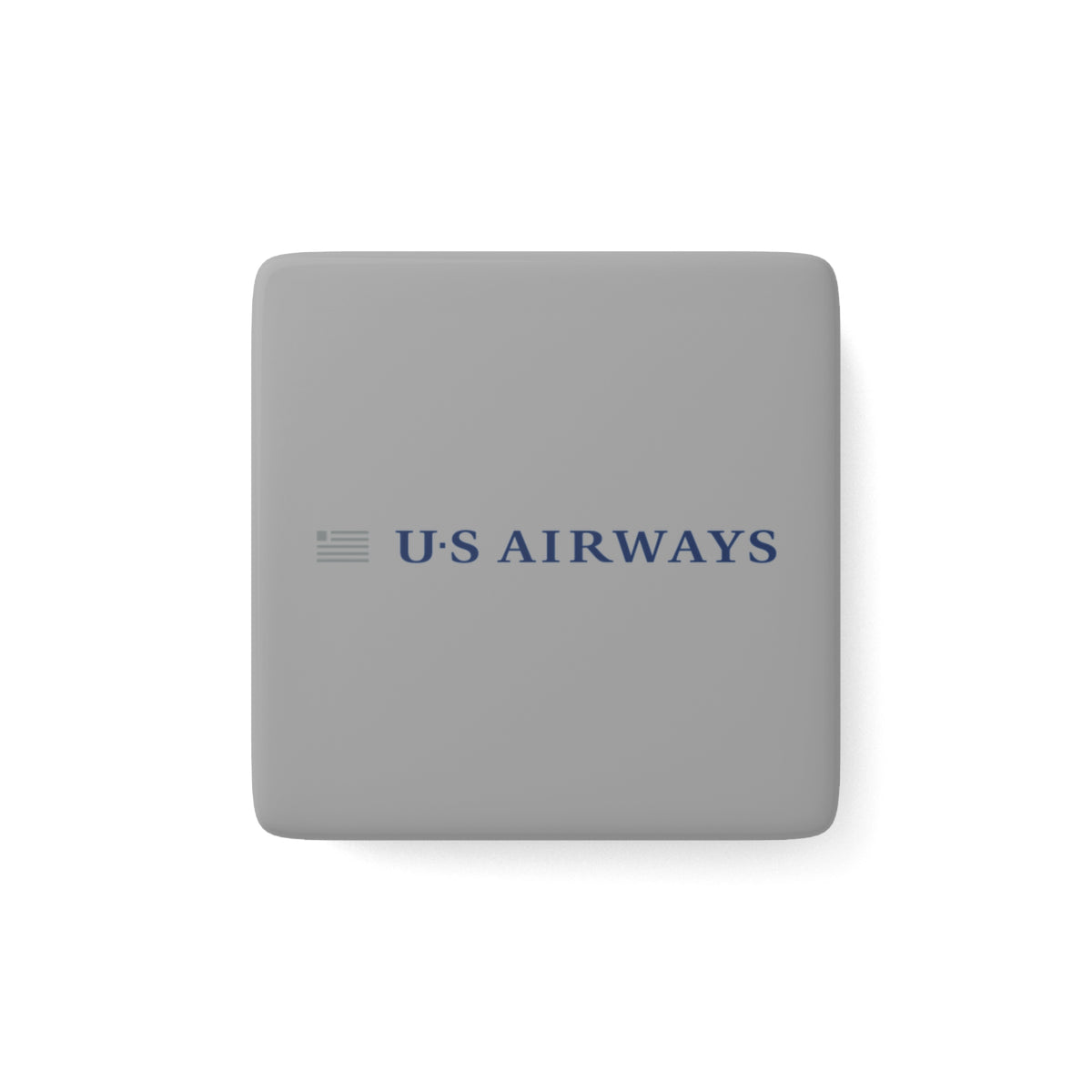 US Airways Square Porcelain Fridge Magnet