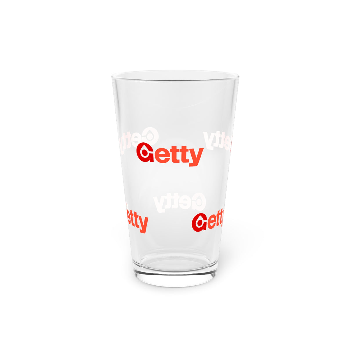 Getty Oil 16oz Pint Glass