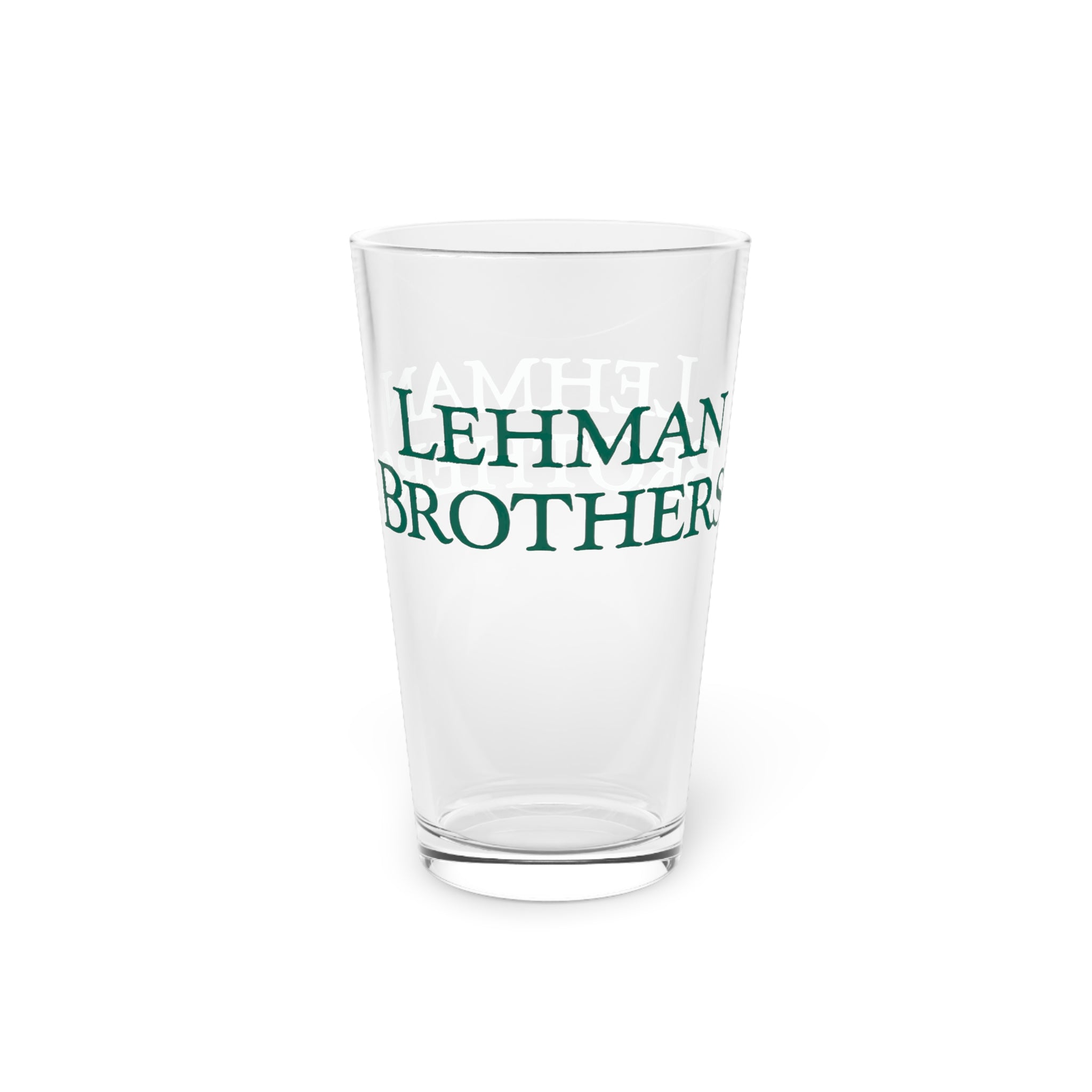 Lehman Brothers 16oz Pint Glass