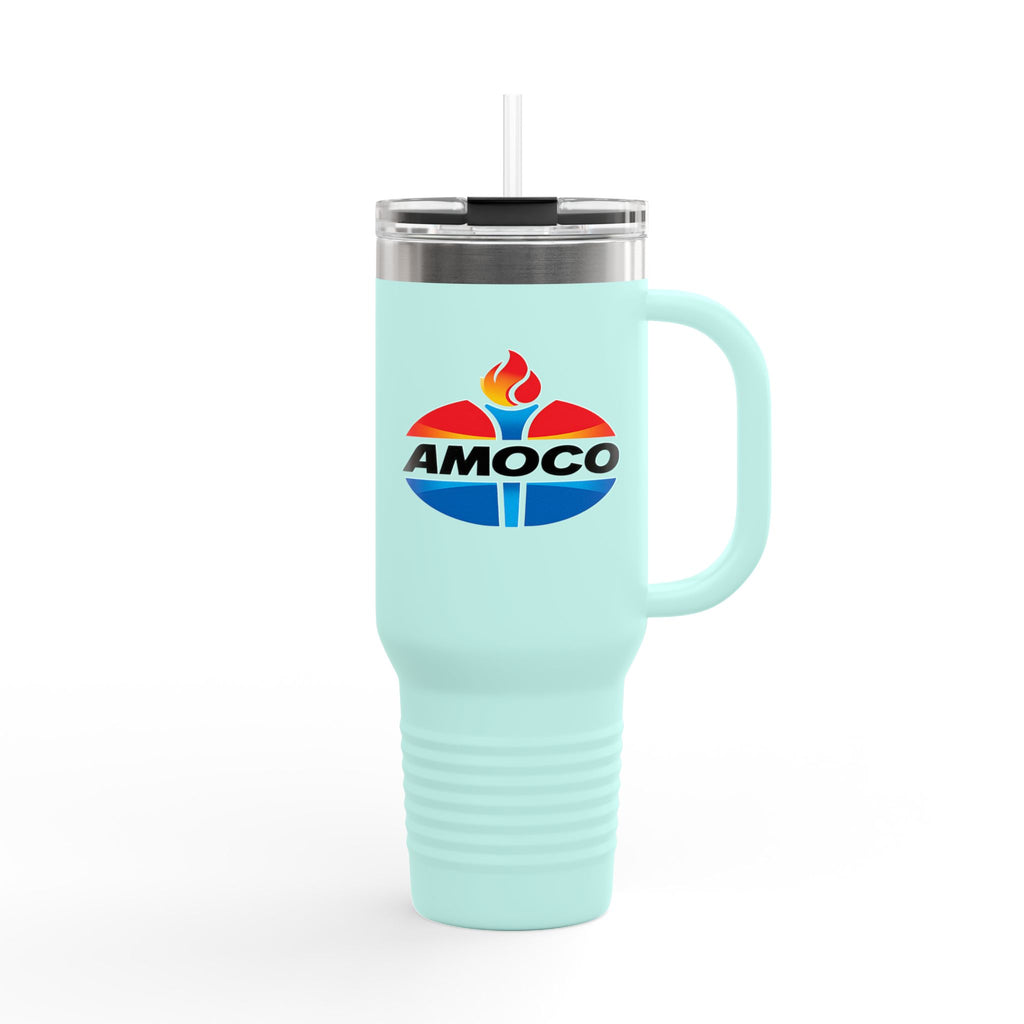 Amoco 40oz Insulated Travel Mug Stainless Tumbler