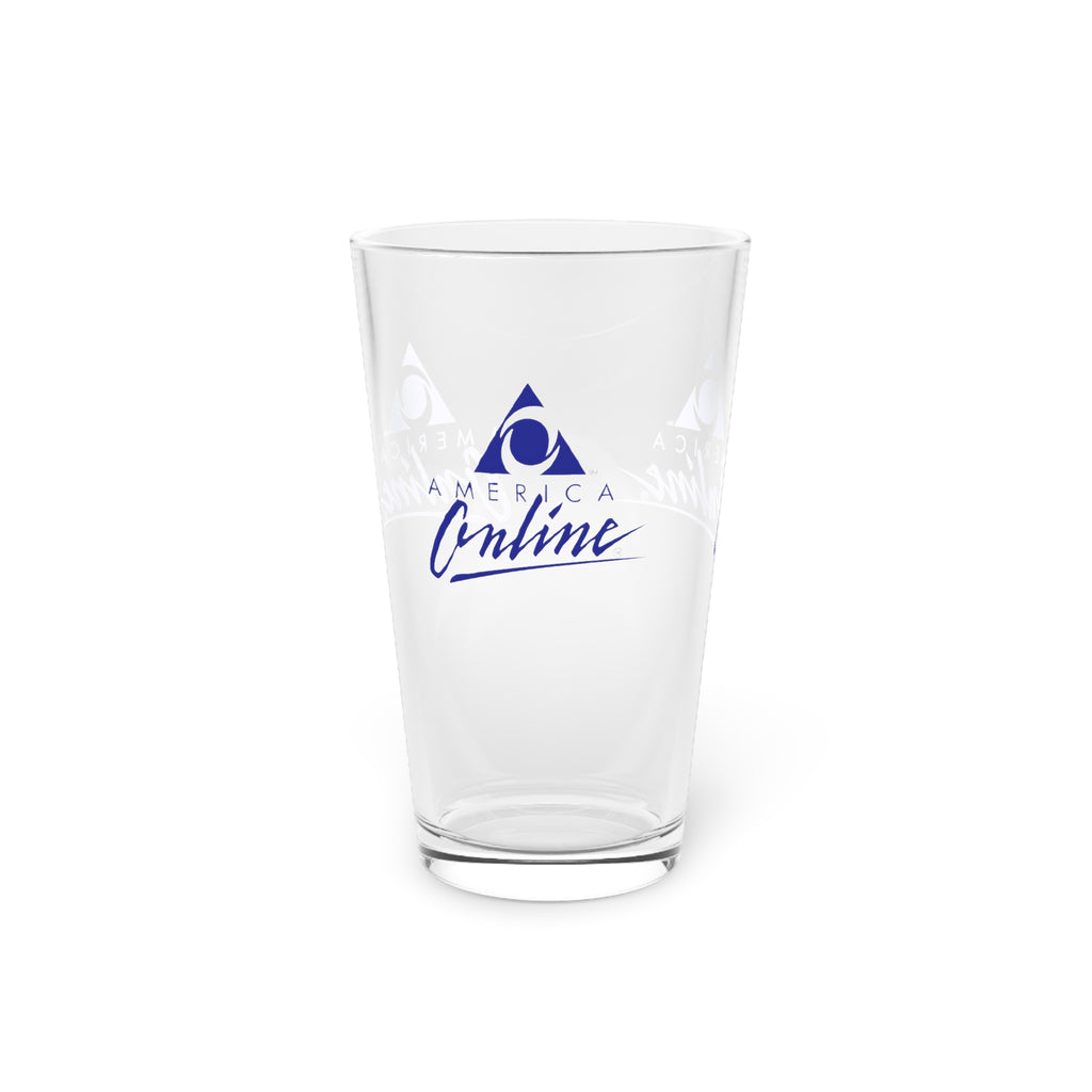 America Online (AOL) 16oz Pint Glass