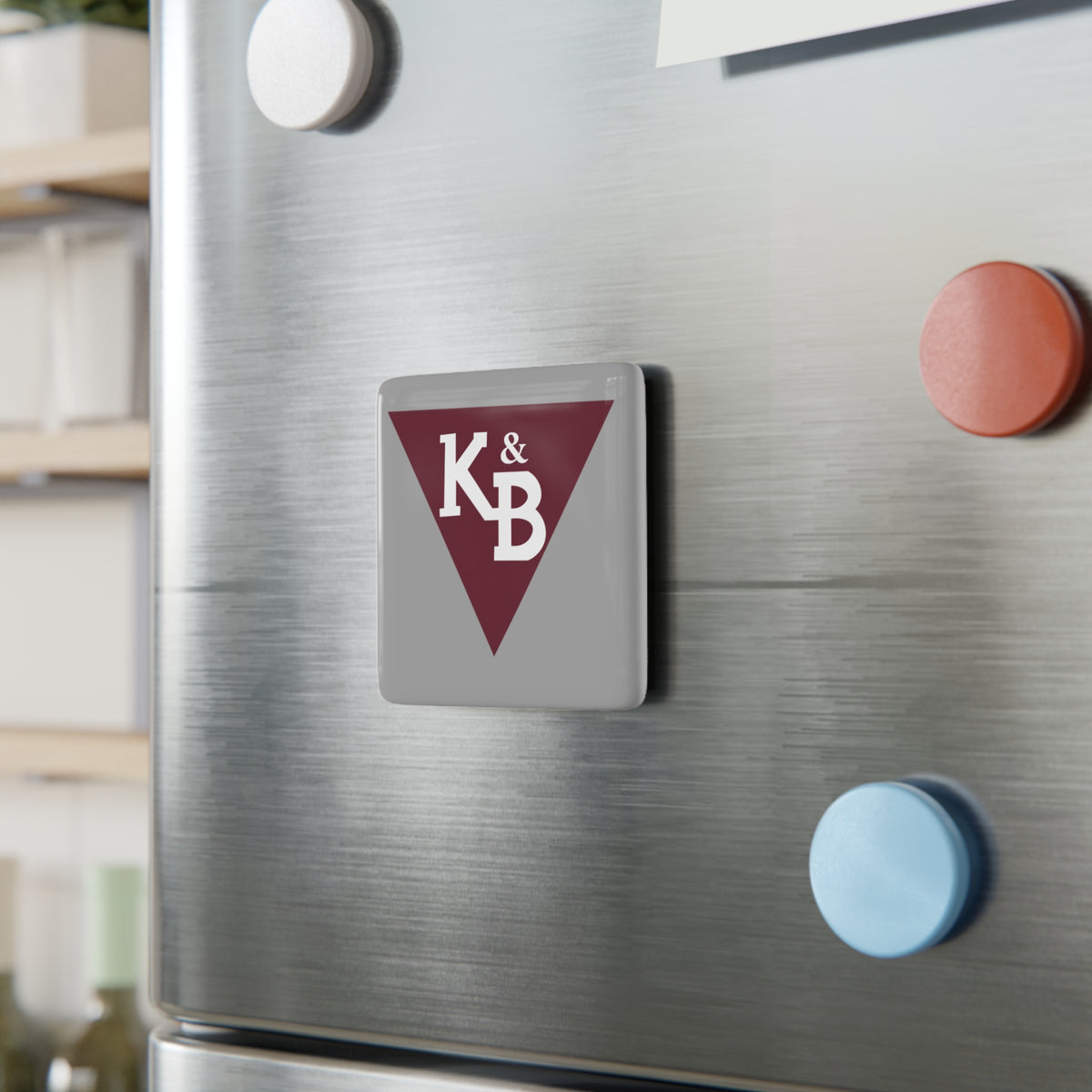 Kroch's and Brentano's Square Porcelain Fridge Magnet