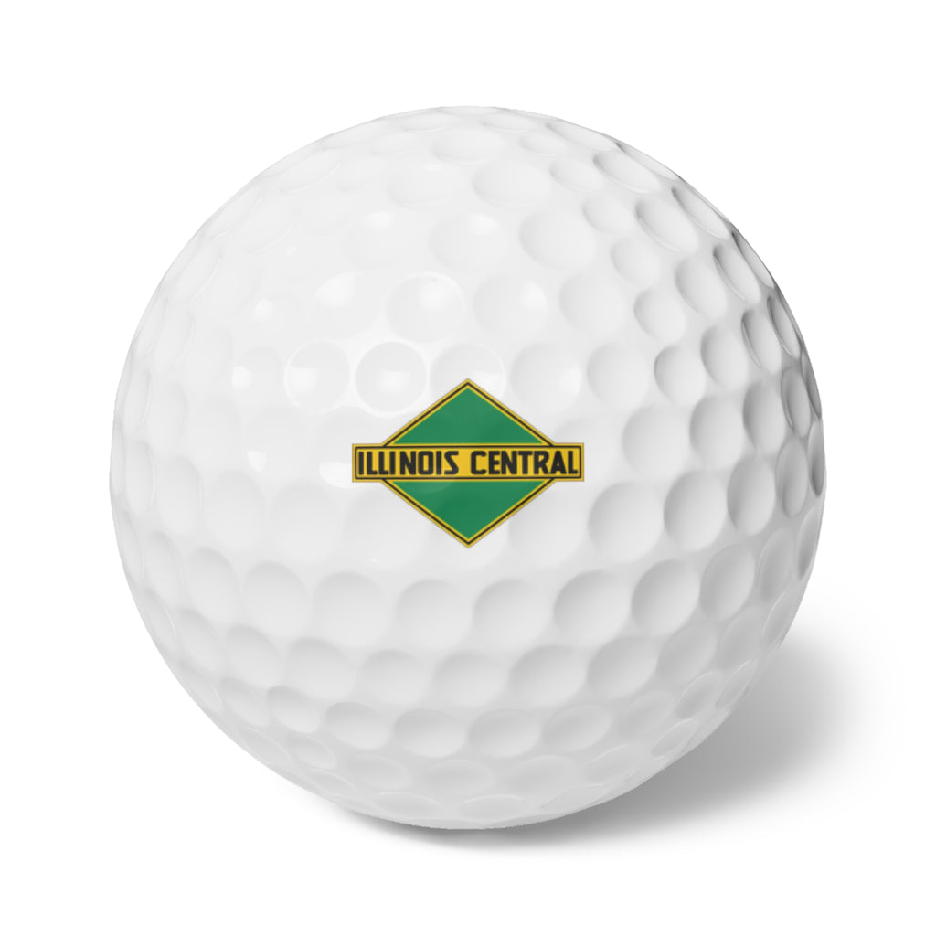 Illinois Central Railroad Golf Balls