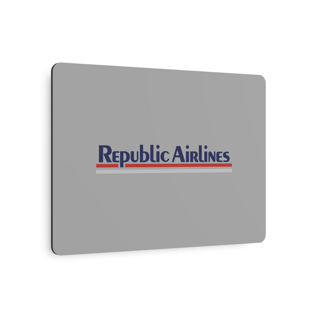 Republic Airlines Metal Sign