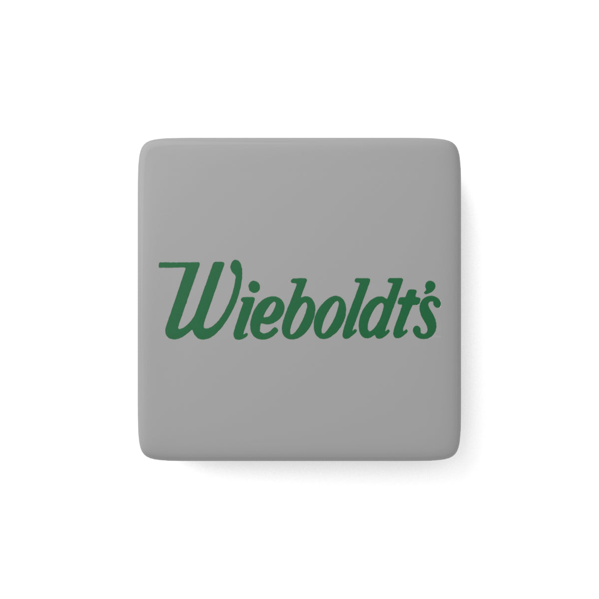 Wieboldt's Square Porcelain Fridge Magnet