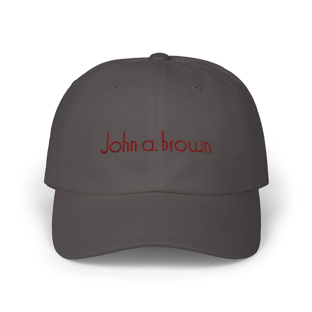John A. Brown Embroidered Dad Cap Hat