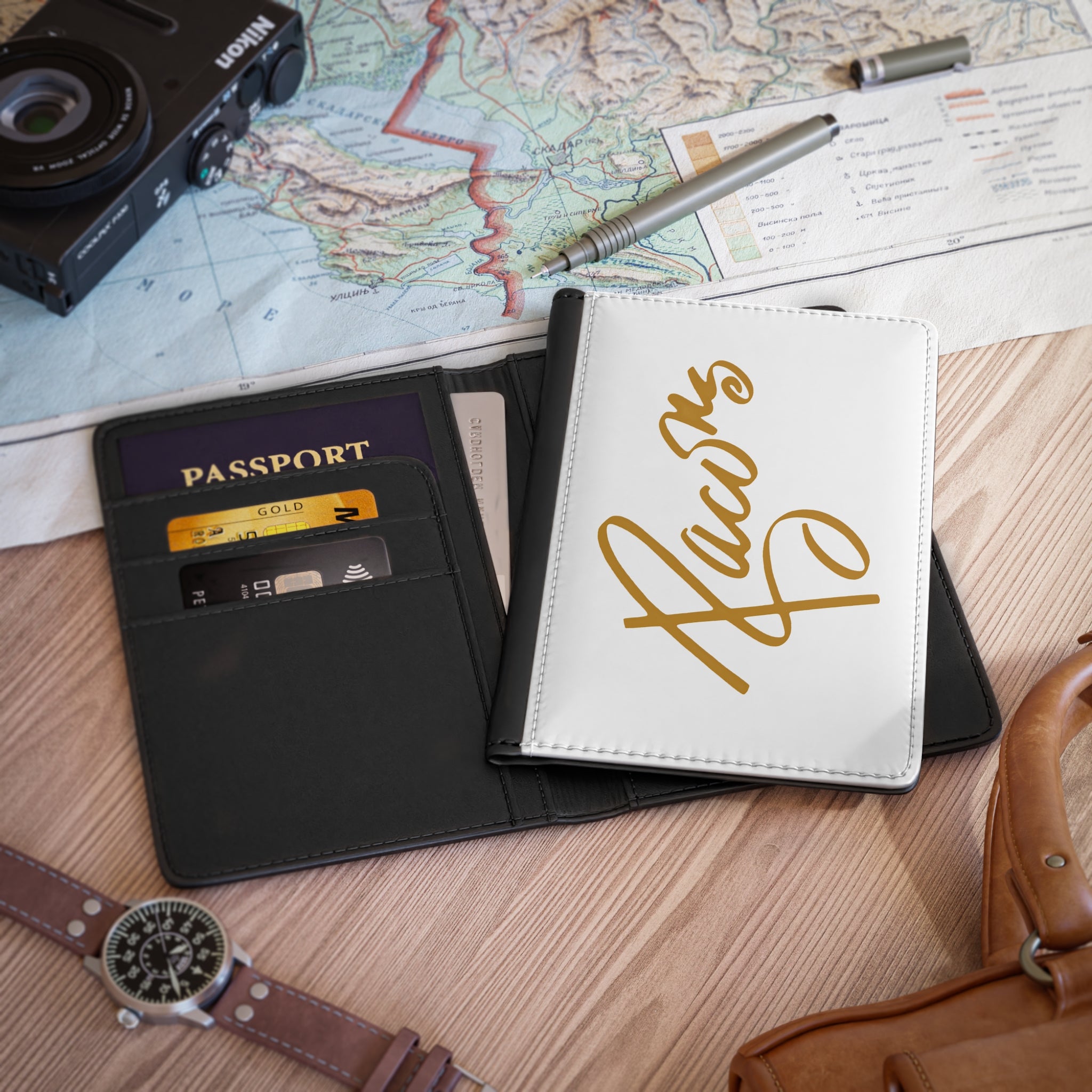 Bacon's Passport Cover