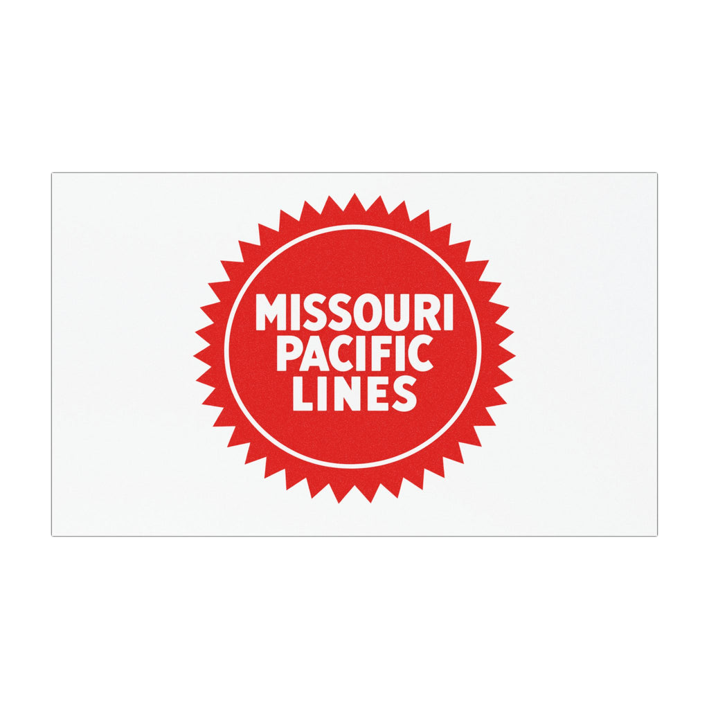 Missouri Pacific Railroad Car Magnet