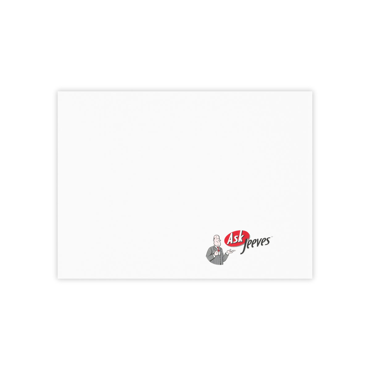 Ask Jeeves Sticky Post-it Note Pad