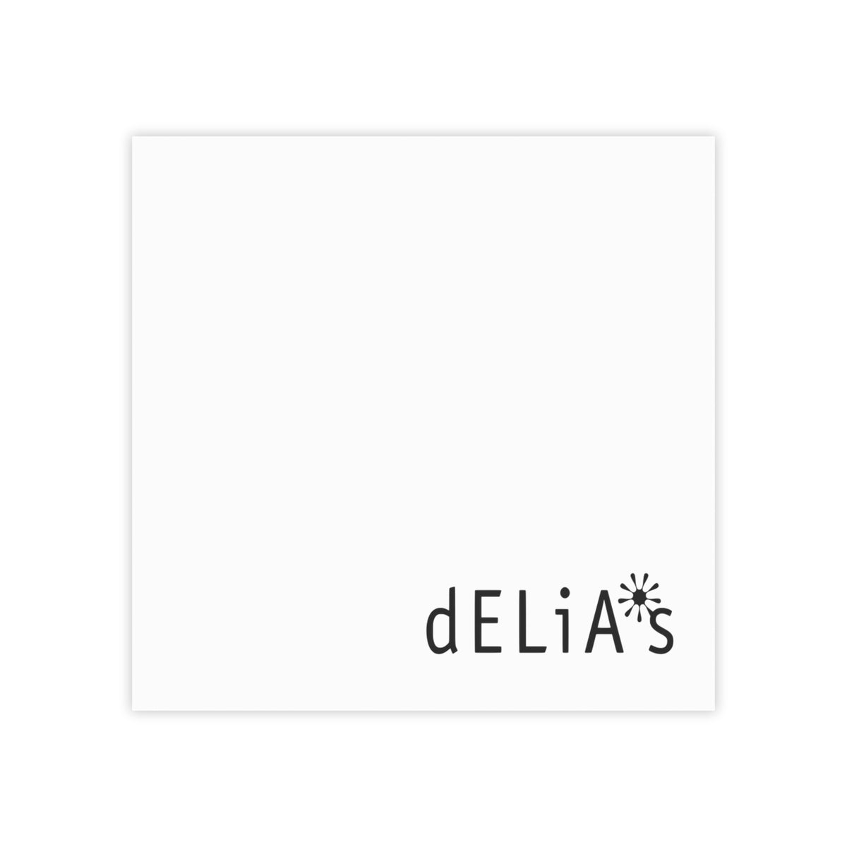 Delia's Sticky Post-it Note Pad