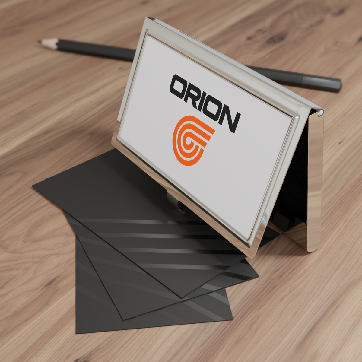 Orion Airways Metal Business Card Holder
