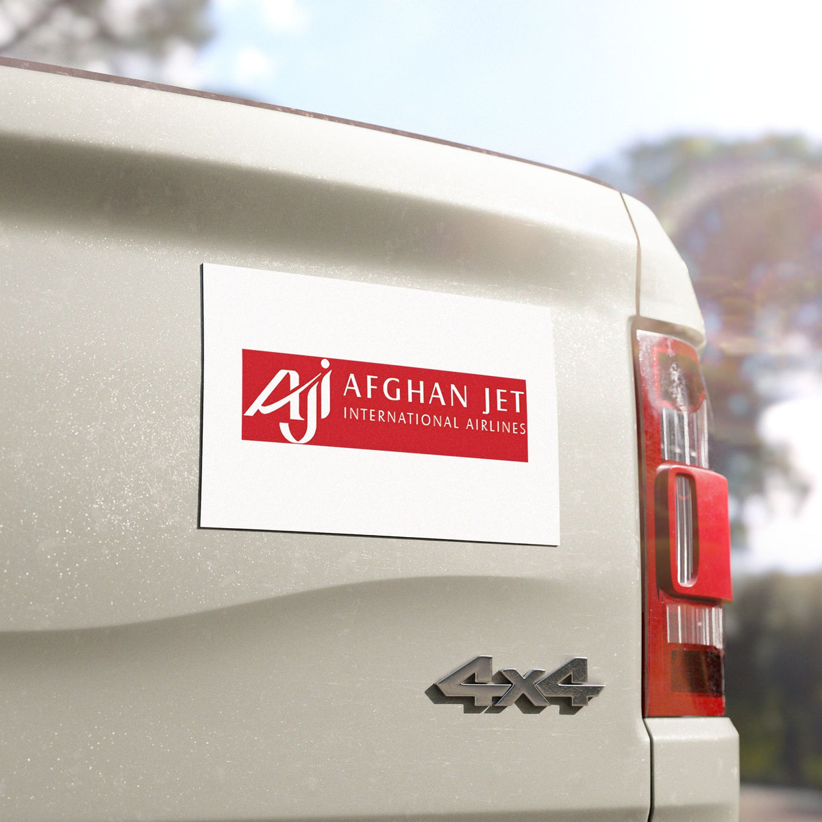Afghan Jet International Airlines Car Magnet