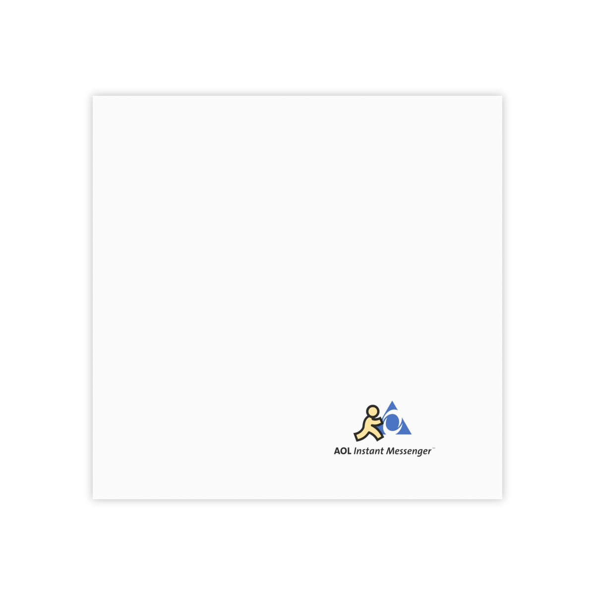 AOL Instant Messenger (AIM) Sticky Post-it Note Pad