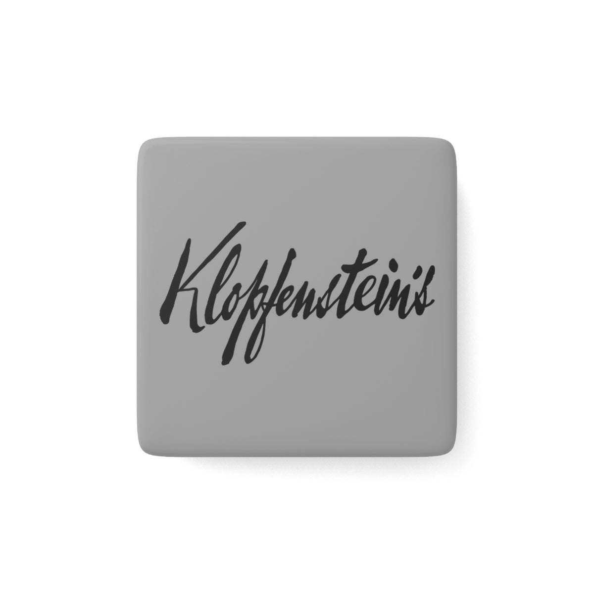 Klopfenstein's Square Porcelain Fridge Magnet