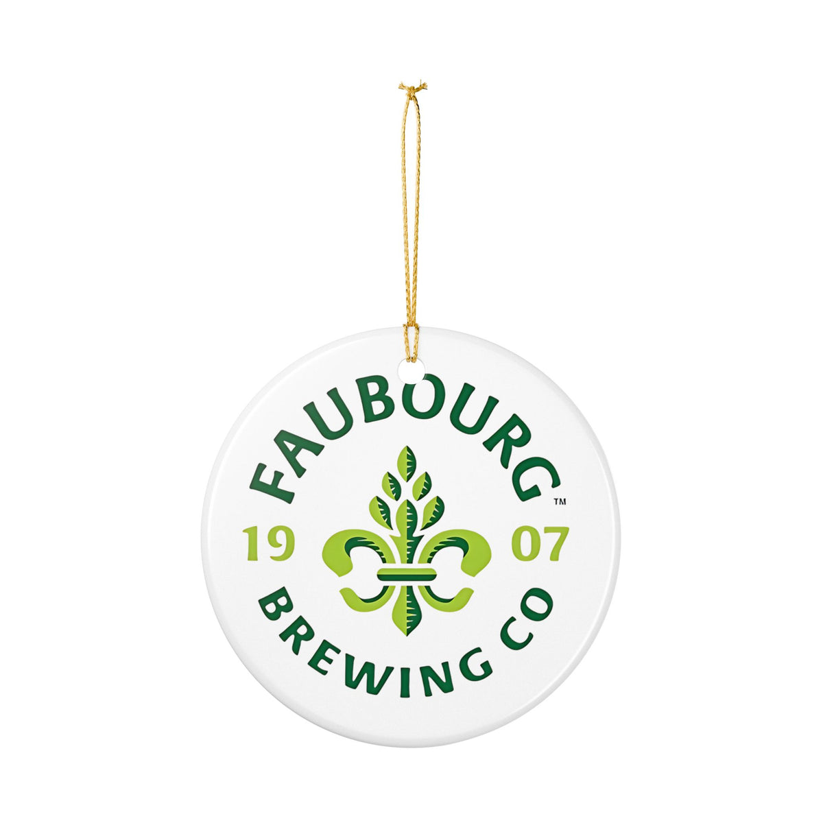 Faubourg Brewing Ceramic Ornament