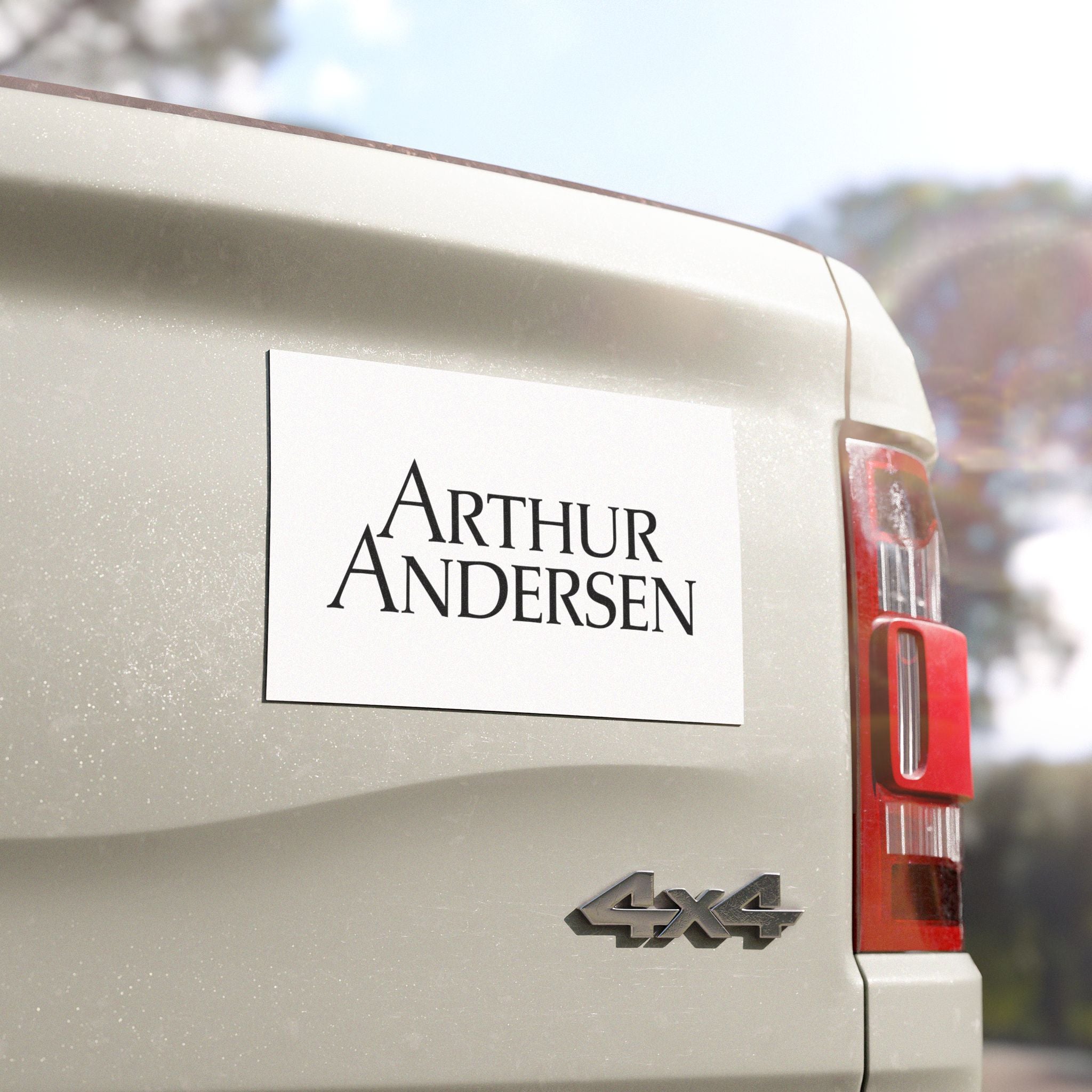 Arthur Andersen Car Magnet