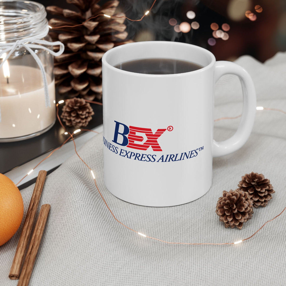 Business Express Airlines Ceramic Coffee Mug