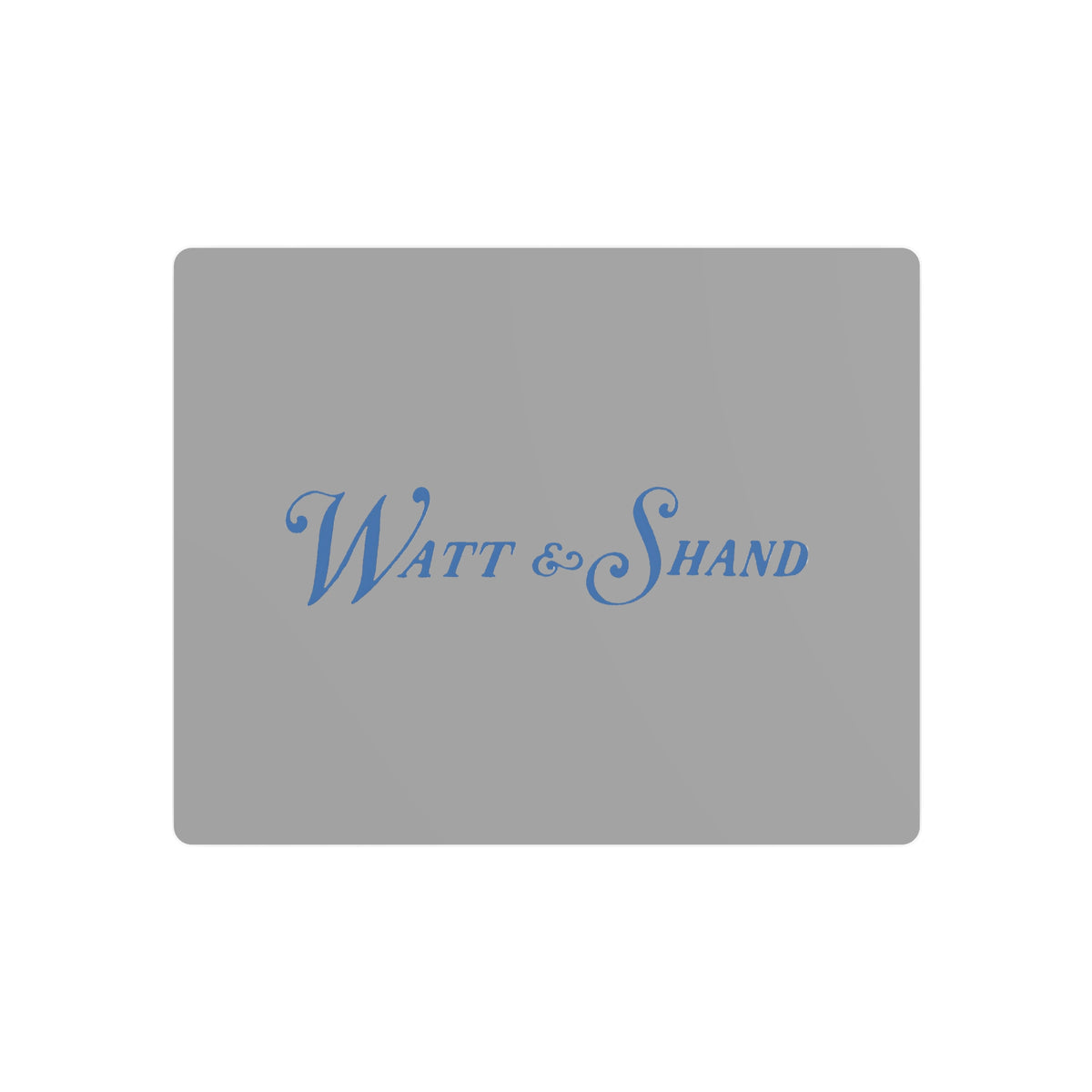 Watt & Shand Metal Sign