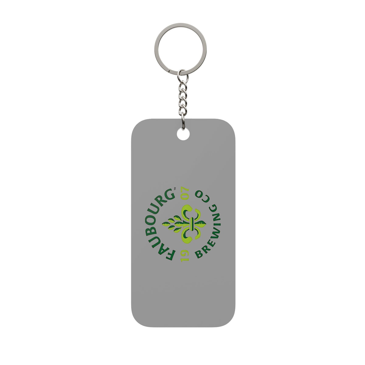Faubourg Brewing Double-Sided Keychain Charm