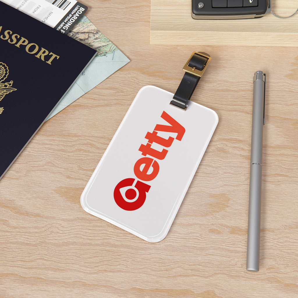 Getty Oil Luggage Tag