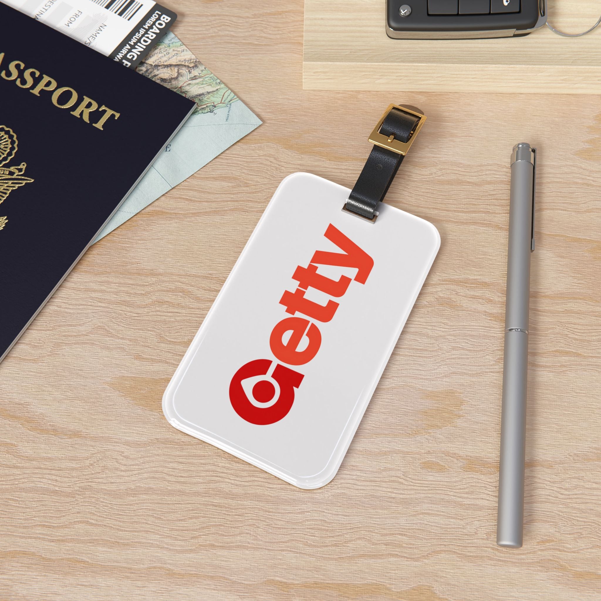 Getty Oil Luggage Tag