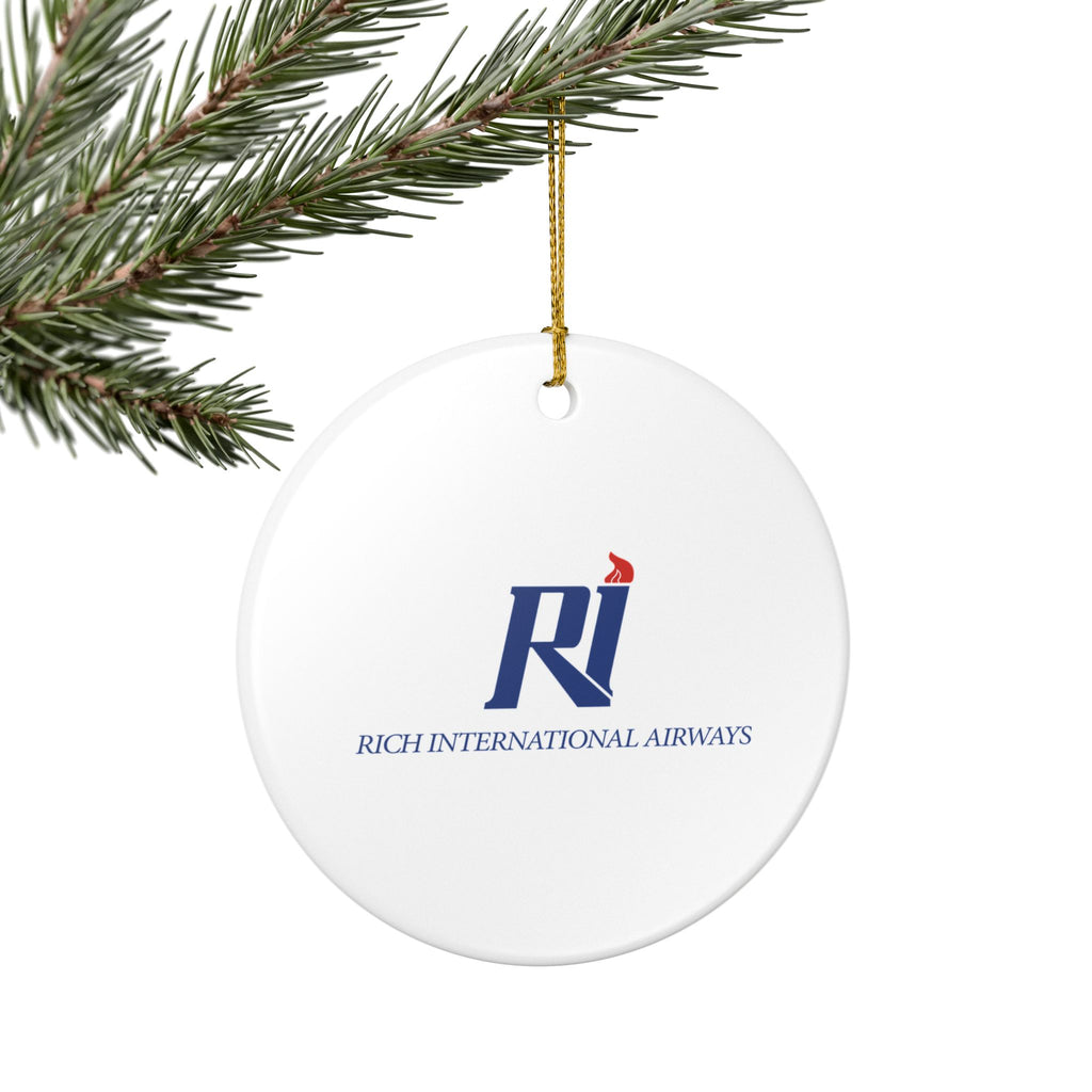 Rich International Airways Ceramic Ornament