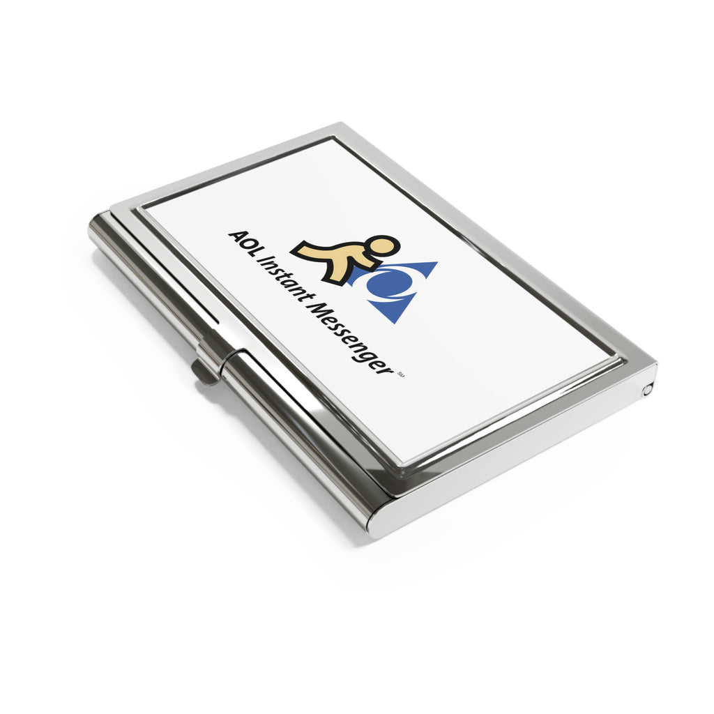 AOL Instant Messenger (AIM) Metal Business Card Holder