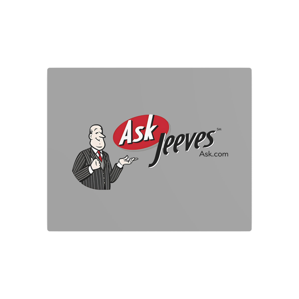 Ask Jeeves Metal Sign
