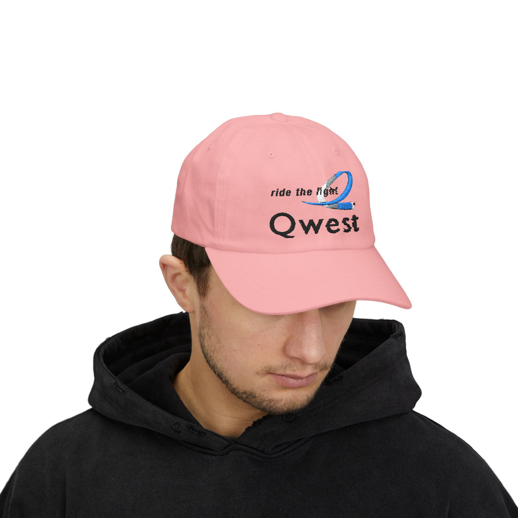 Qwest Embroidered Dad Cap Hat