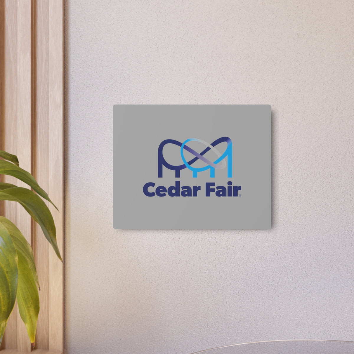 Cedar Fair Metal Sign