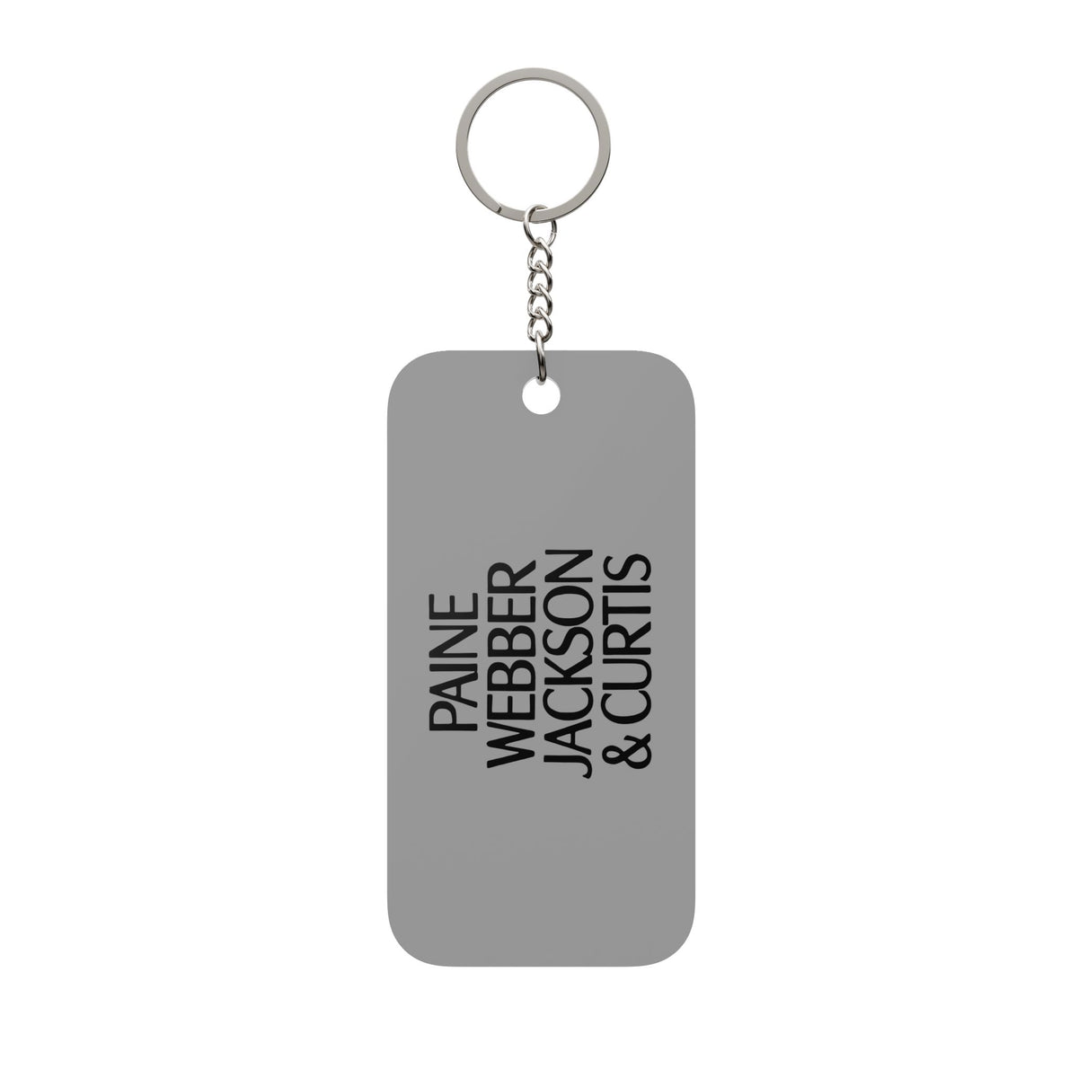 Paine Webber Jackson & Curtis Double-Sided Keychain Charm