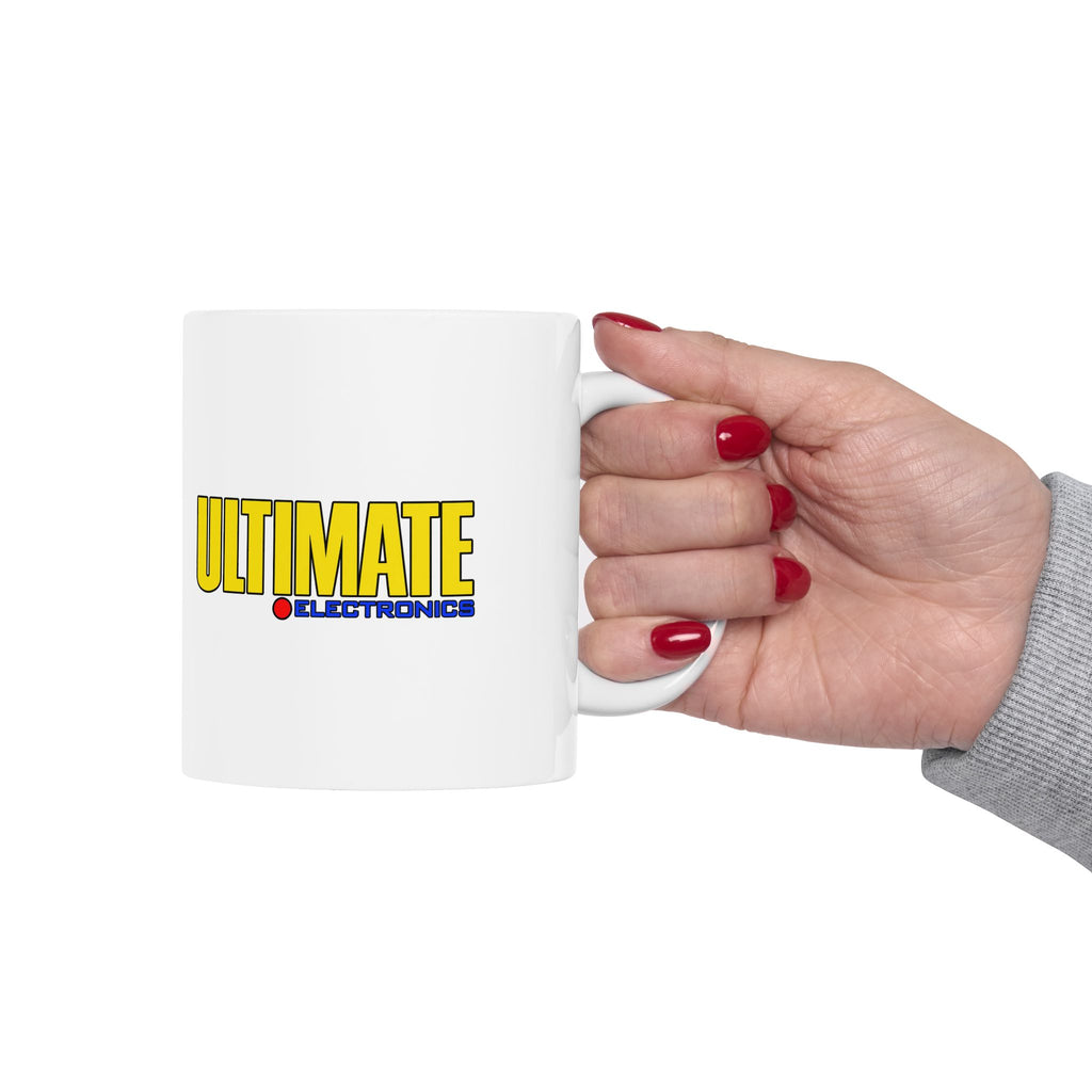 Ultimate Electronics Ceramic Coffee Mug