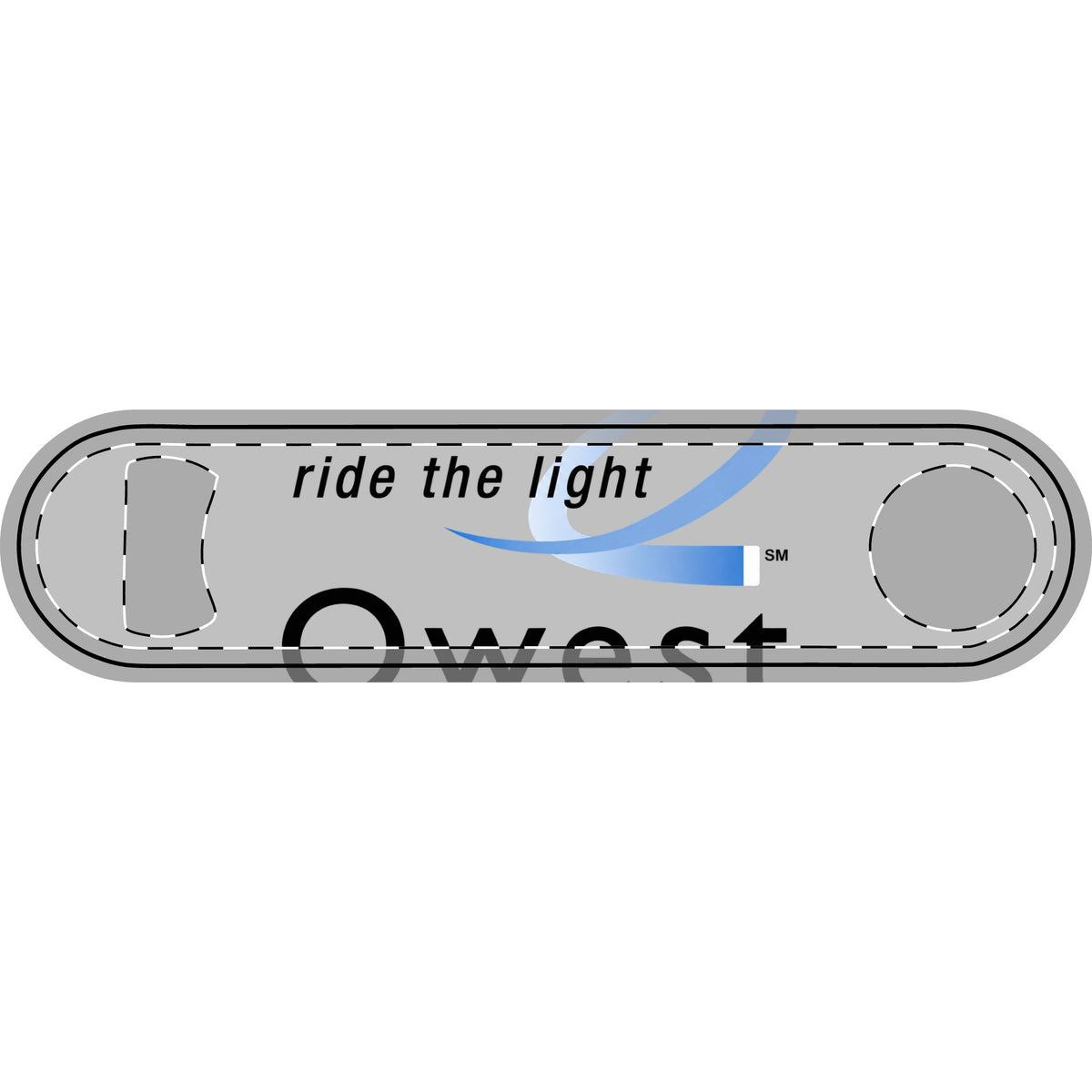 Qwest Communications Metal Bottle Opener