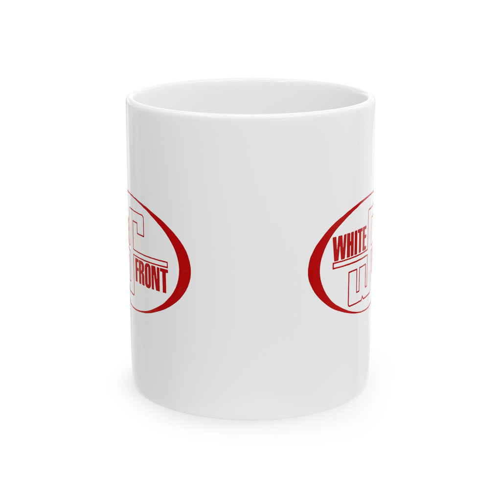 White Front Ceramic Coffee Mug