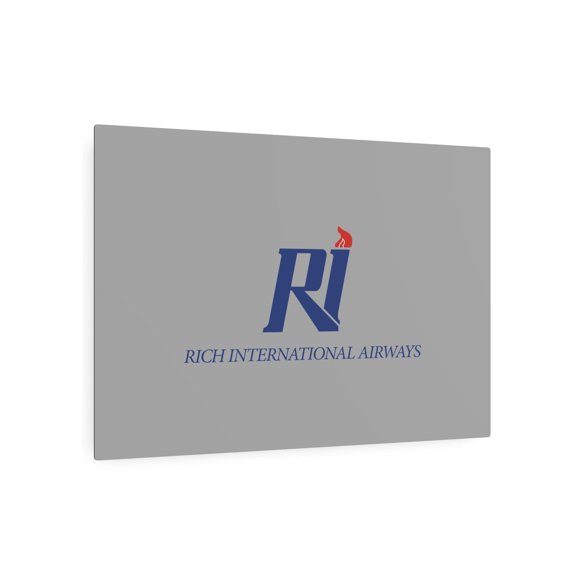Rich International Airways Metal Sign